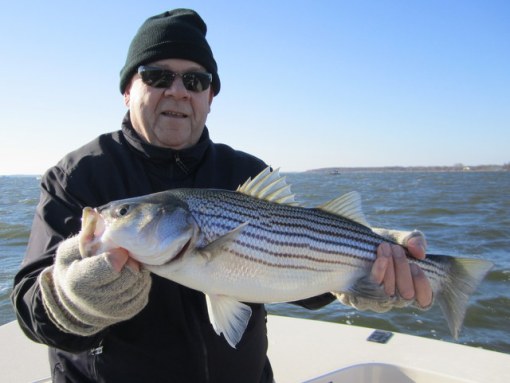 John with his first of the day